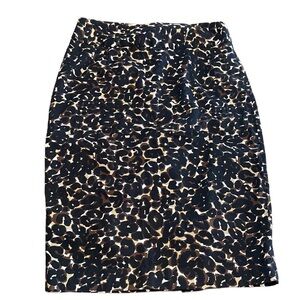 Grace Elements animal print pencil skirt size 4